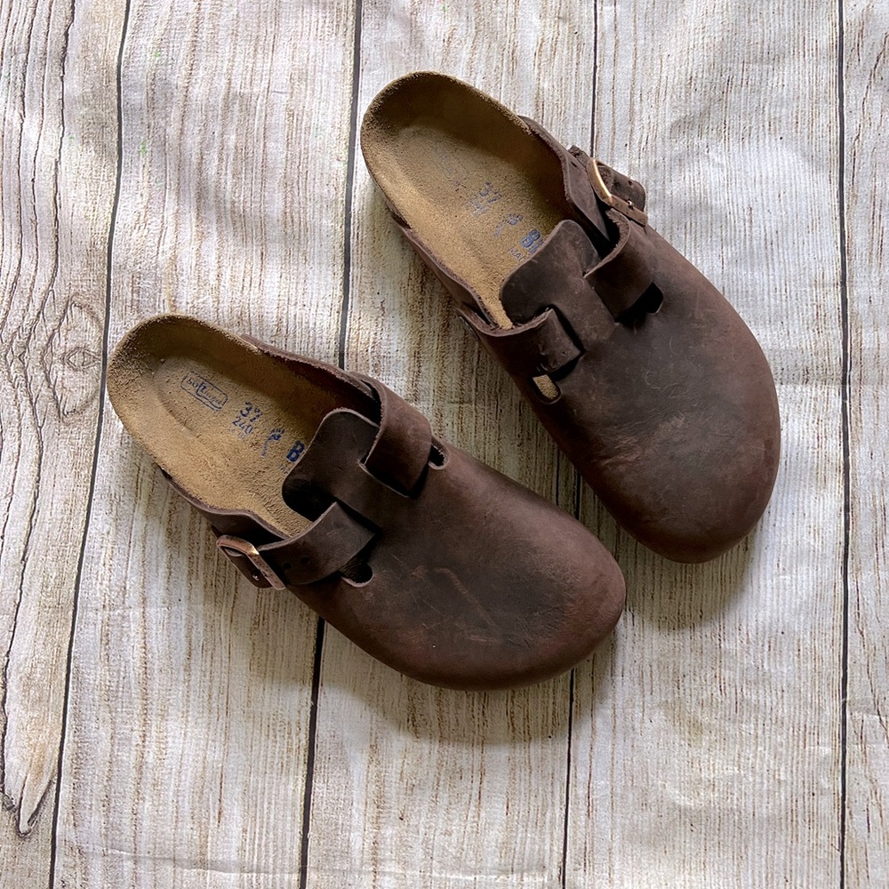 Birkenstock Boston Habana clogs size 37 narrow